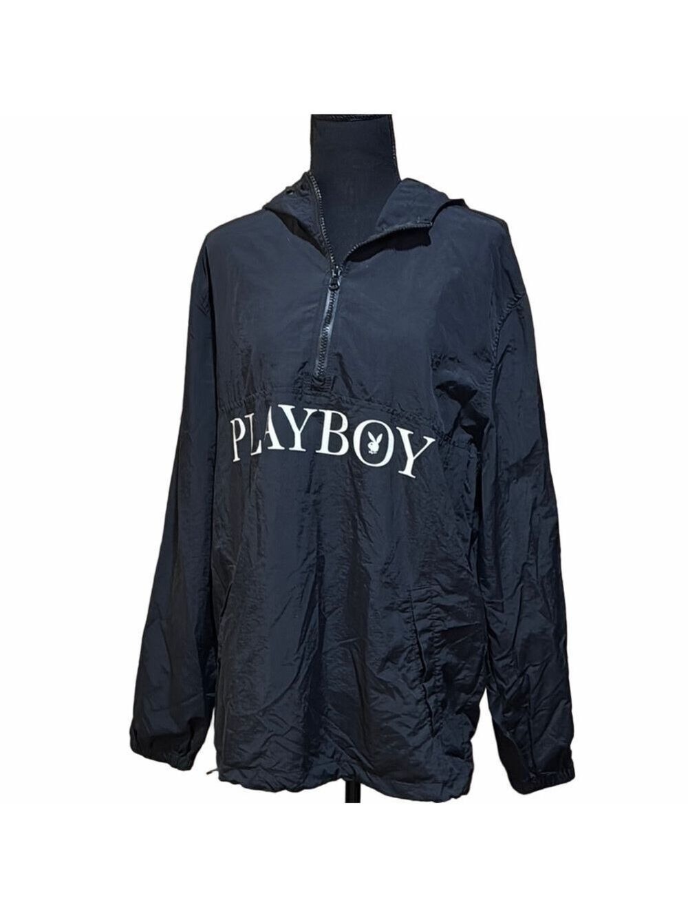 Playboy x PacSun Black Anorak Jacket Medium
